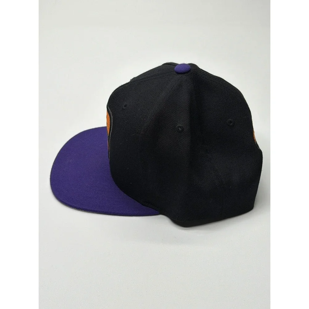 Mitchell & Ness Phoenix Suns Snapback Hat Mens Black‎ Purple Wool NBA